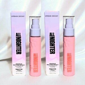2 x Urban Decay All Nighter Waterproof Matte Setting Spray with 24HR Wear 30 ml